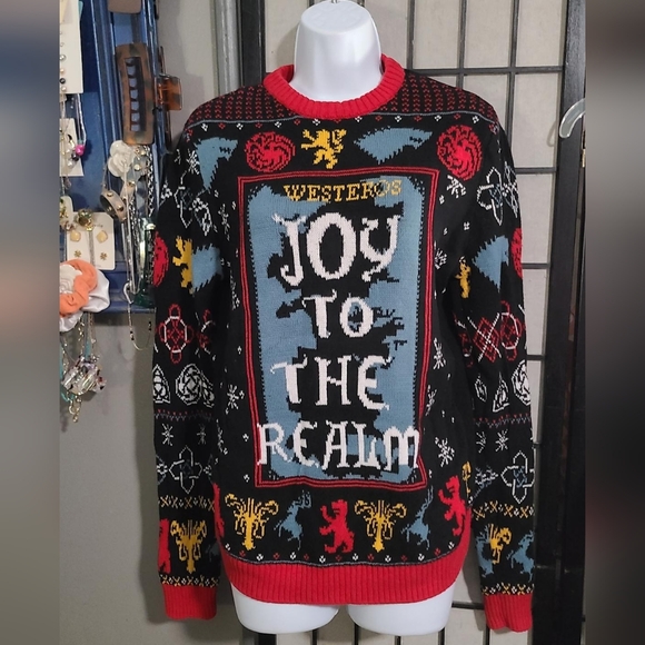GAME OF THRONES Holiday Sweater M - Picture 3 of 10